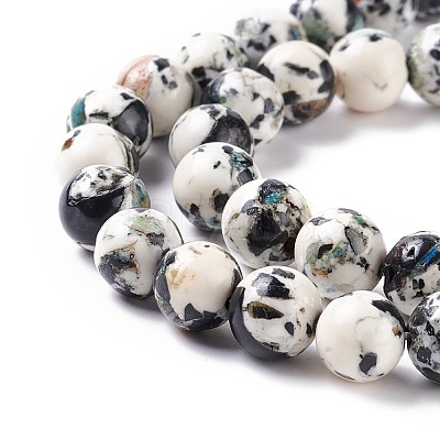 Assembled Synthetic Gemstone Beads Strands G-K317-A01-1