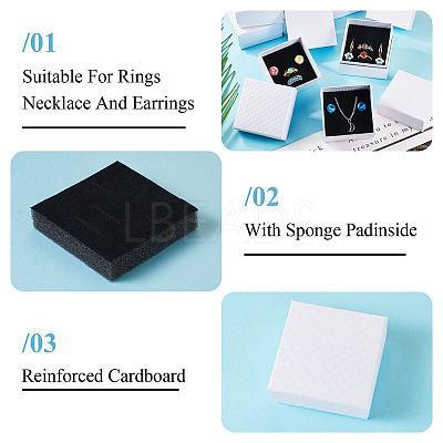 Rhombus Textured Cardboard Gift Storage Boxes CON-TAC0010-03B-01-1