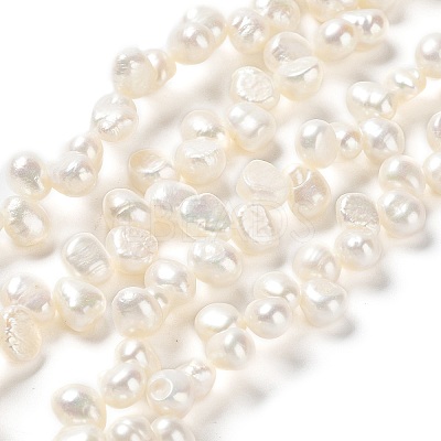 Natural Cultured Freshwater Pearl Beads Strands PEAR-J007-44-1