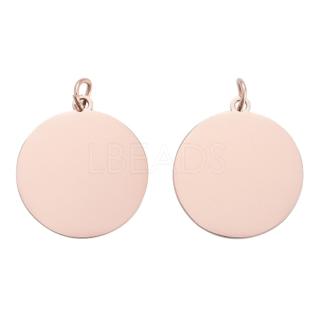 Ion Plating(IP) 304 Stainless Steel Pendants LS-STAS-I311-06RG-1