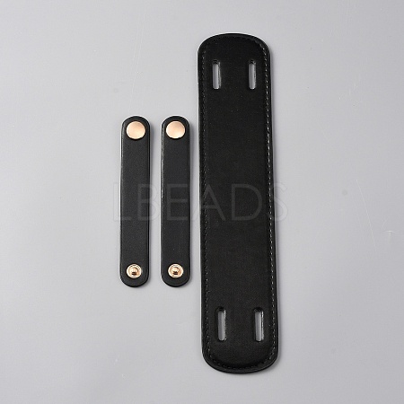 Imitation Leather Bag Handle Wraps FIND-WH0126-223B-1