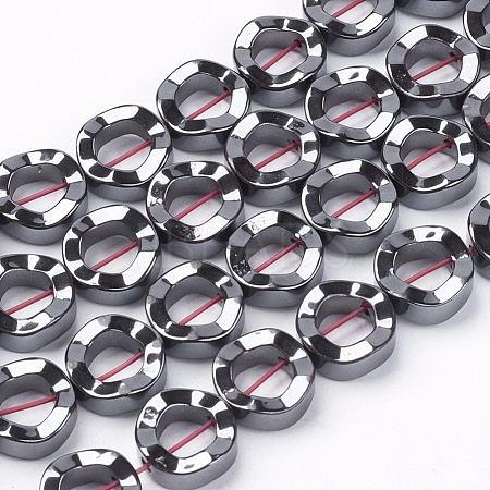 Non-Magnetic Synthetic Hematite Beads Strands X-G-Q895-9-1