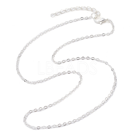 Brass Cable Chain Necklaces NJEW-JN04511-02-1