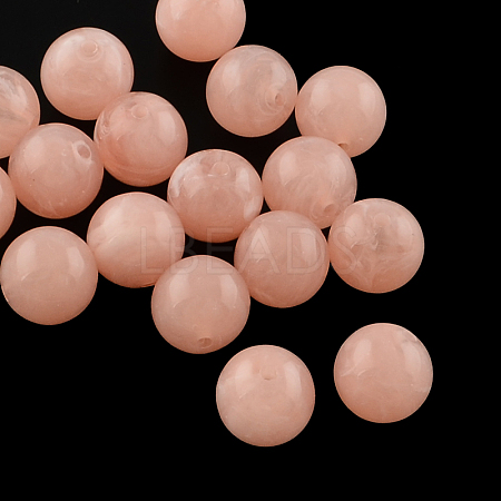 Round Imitation Gemstone Acrylic Beads X-OACR-R029-8mm-24-1