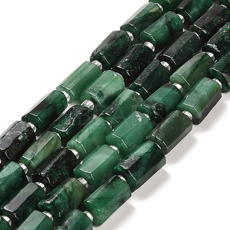 Natural Fuchsite Beads Strands G-G068-A05-01-1-1