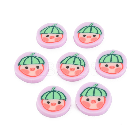 Handmade Polymer Clay Cabochons CLAY-N006-130-1