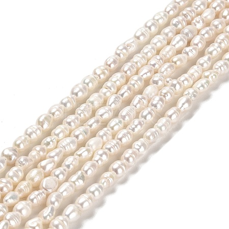 Natural Cultured Freshwater Pearl Beads Strands PEAR-E016-144-1