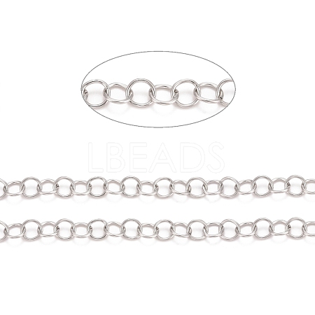 304 Stainless Steel Rolo Chains CHS-F011-08F-P-1