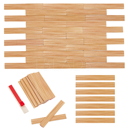 20Pcs Wood Sheet Miniature Ornaments DIY-WH0661-57C-1