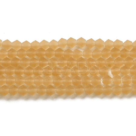 Imitate Austrian Crystal Frosted Glass Beads Strands LS-EGLA-A039-T6mm-MD18-1