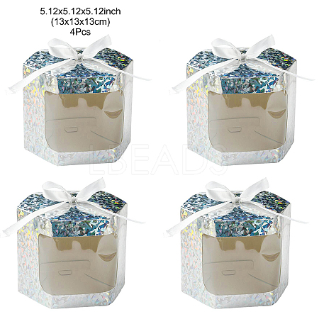 Hexagon Laser Window Paper Gift Boxes CON-FZC0002-001C-03-1