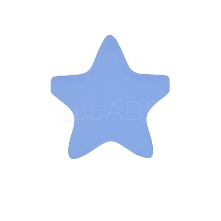 Star Silicone Beads PW-WG37751-22-1