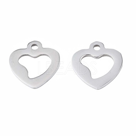 Non-Tarnish 201 Stainless Steel Charms STAS-N095-073-1