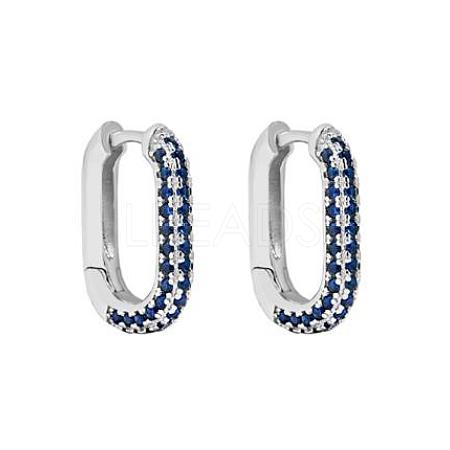 925 Sterling Silver Hoop Earrings JE1057B-1