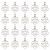 304 Stainless Steel Pendants STAS-UN0018-96P-1