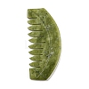 Natural Xiuyan Jade Massage Combs LS-AJEW-K045-01A-1