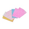 Colorful Glitter Stamping Paper AJEW-A025-09-1