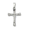 304 Stainless Steel Pendants STAS-F336-18P-02-1