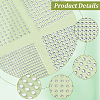 16 Sheets 4 Styles ABS Imitation Pearl Stickers Paper Sheets for Craft DIY-CP0013-56-6