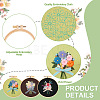 DIY Bouquet Pattern 3D Embroidery Starter Kits DIY-TA0006-26-4