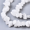 Natural White Moonstone Beads Strands X-G-S363-018-2