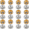 40Pcs 2 Colors Brass Spacer Beads KK-SC0003-97-1
