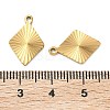 304 Stainless Steel Pendants STAS-C167-08F-G-3
