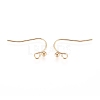 Brass Earring Hooks KK-L198-001G-1