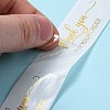 Hot Stamping Self-Adhesive Paper Gift Tag Youstickers X-DIY-A023-02D-4