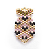 MIYUKI & TOHO Handmade Japanese Seed Beads Pendants SEED-A027-B03-2