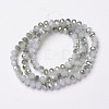 Electroplate Glass Beads Strands EGLA-A034-J6mm-S04-2