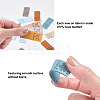 Biyun 54Pcs 9 Colors Microfiber Leather Labels DIY-BY0001-13-4