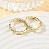Brass Micro Pave Cubic Zirconia Hoop Earrings KK-CBA30C7-05G-2