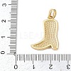 Christmas Brass Enamel Pendants KK-K413-03G-3