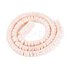 AB Color Plated Opaque Glass Beads Strands GLAA-T026-3x6mm-P11-2