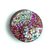 Flat Round DIY Decoration Silicone Molds DIY-I085-04-2