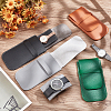 4Pcs 4 Colors PU Leather Jewelry Storage Clamshell Bags ABAG-NB0002-06-5