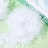 Turkey Feather Ornament Accessories AJEW-WH20018-91C-7