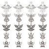 50Pcs 5 Style Tibetan Style Alloy Pendants PALLOY-SC0004-07-1