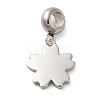 304 Stainless Steel Enamel European Dangle Charms STAS-G308-31P-01-2