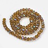 Electroplate Glass Beads Strands EGLA-A034-T4mm-L10-2
