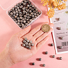 200Pcs Natural Map Stone/Polychrome Jasper/Picasso Stone/Picasso Jasper Beads G-CJ0001-61-4