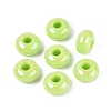 Opaque Acrylic European Beads OACR-E033-19F-1