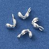 Brass Bead Tips KK-K383-06A-S-2