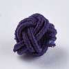 Polyester Weave Beads WOVE-K001-A14-2