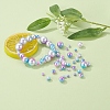 497Pcs 5 Style Rainbow ABS Plastic Imitation Pearl Beads OACR-YW0001-07C-10