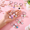 Alloy Enamel & Acrylic Keychain KEYC-TAC00033-6