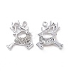 Alloy Rhinestone Pendants ALRI-C008-36P-1