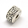 Alloy European Style Clasps PDLC-R001-18AS-2
