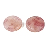 Synthetic Strawberry Quartz Pendants G-Q606-41G-2